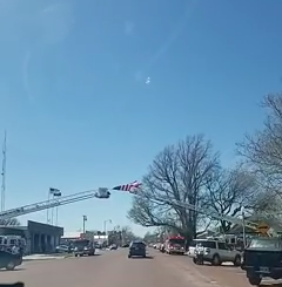 <b>Lindsborg welcomes Doug Anderson home.</b> Photos courtesy McPherson County Sheriff's Office