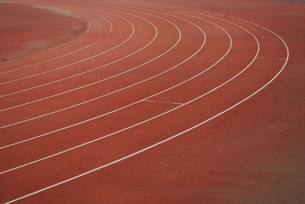 track, field, lanes