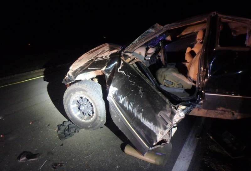 Damage to the cab of the pickup.Photos courtesy Saline County Sheriff's Office