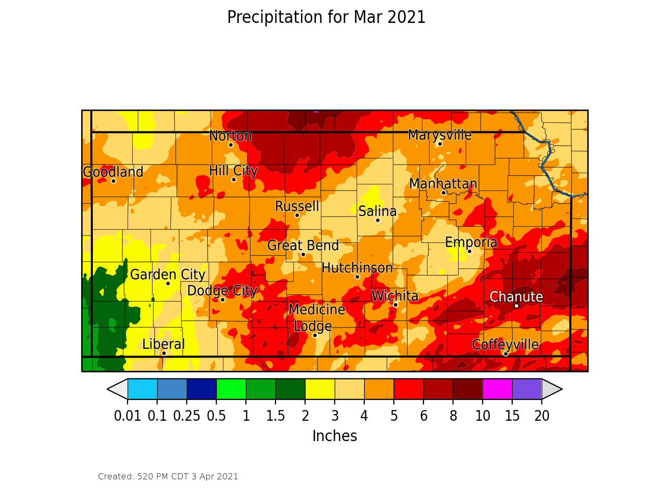 Maps courtesy National Weather Service in Wichita