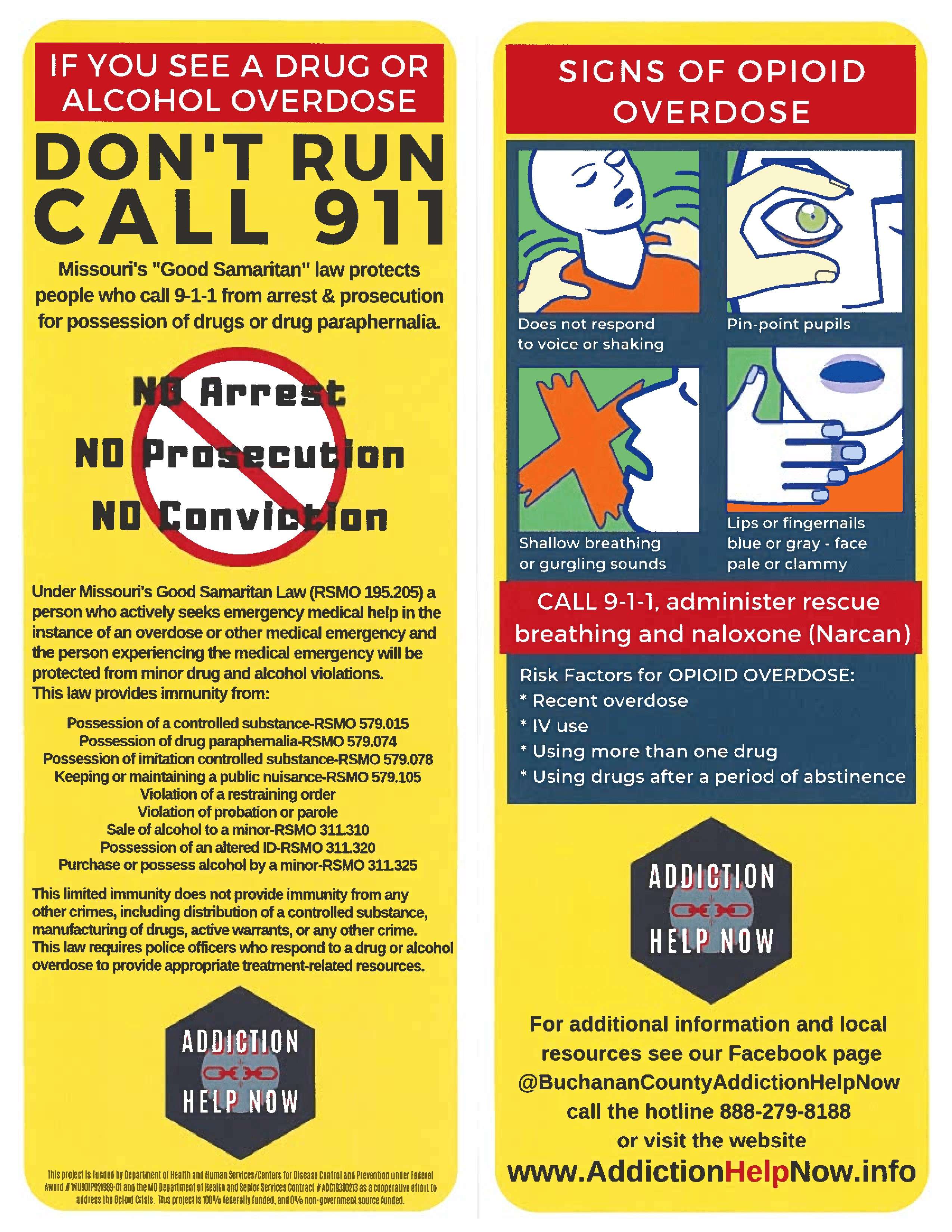 Flyer provided by St. Joseph officials