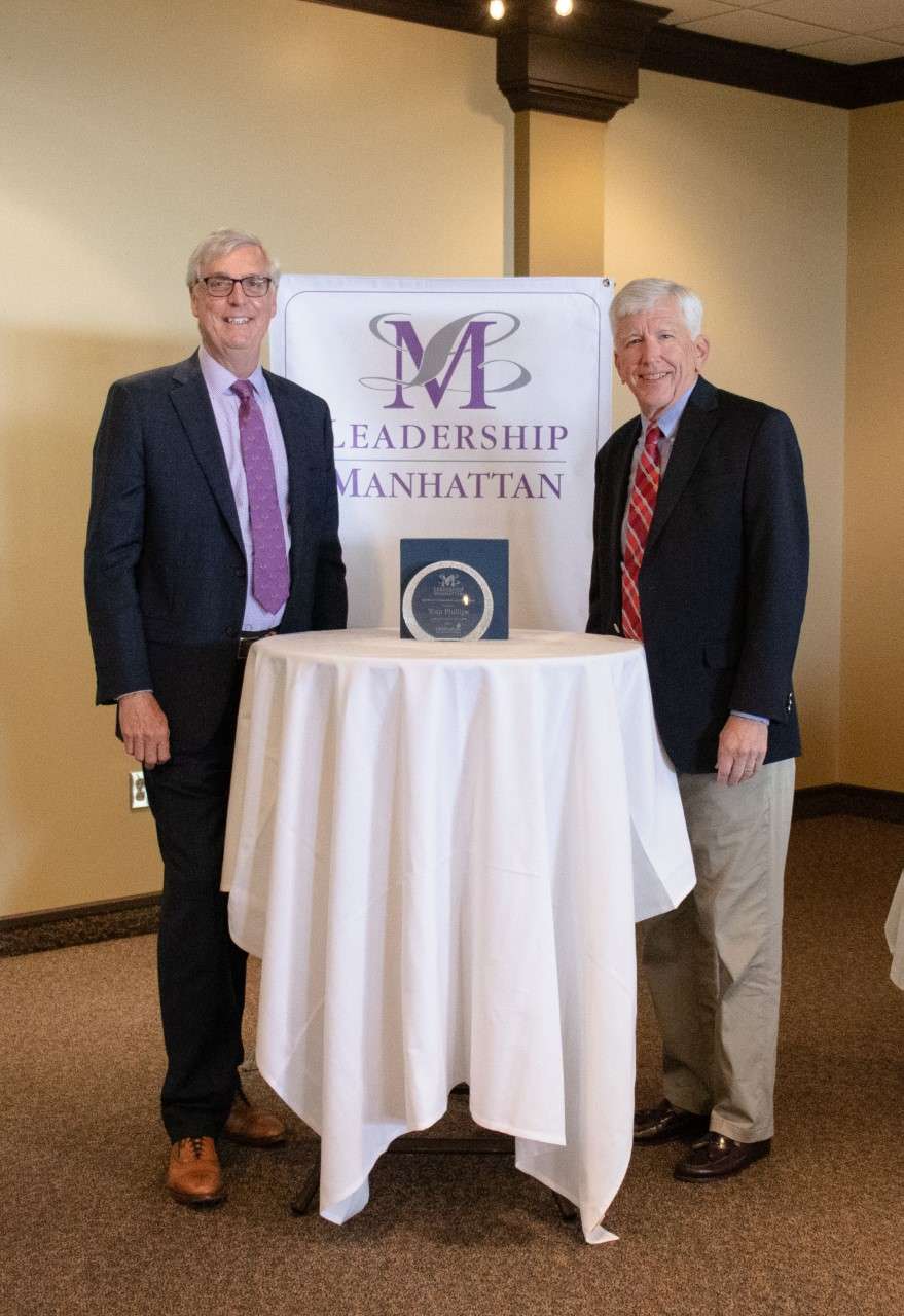 ( L-R ) Tom Phillips and Lyle Butler