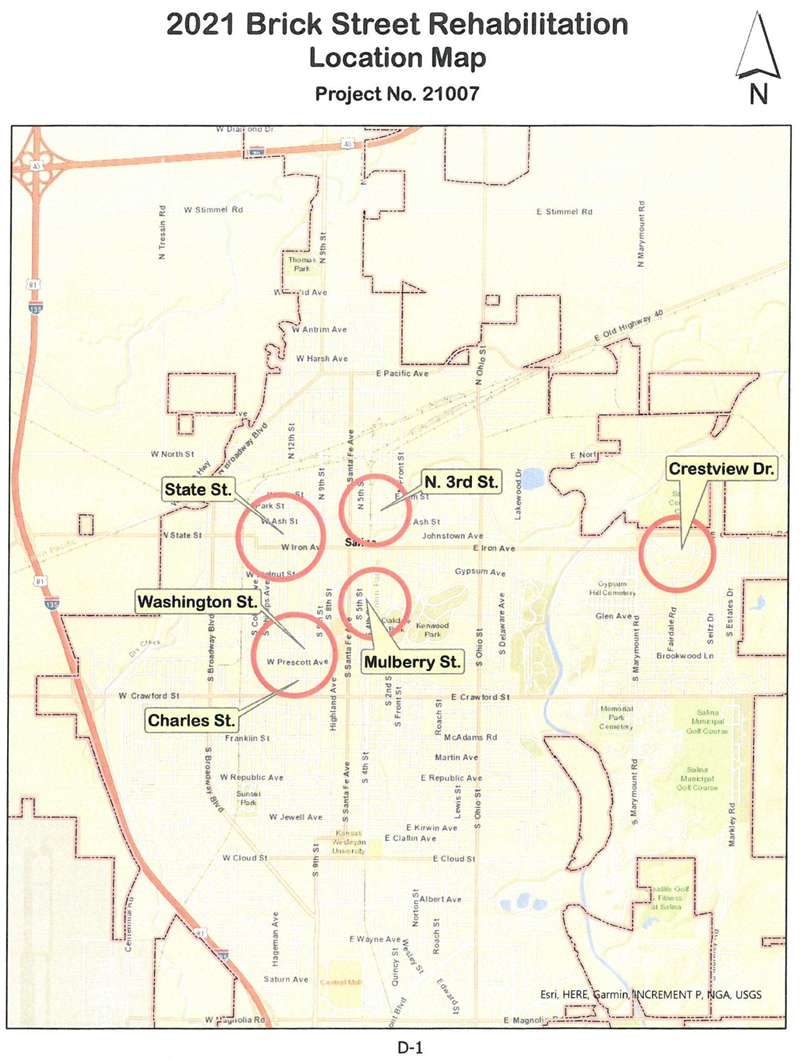 Map courtesy City of Salina