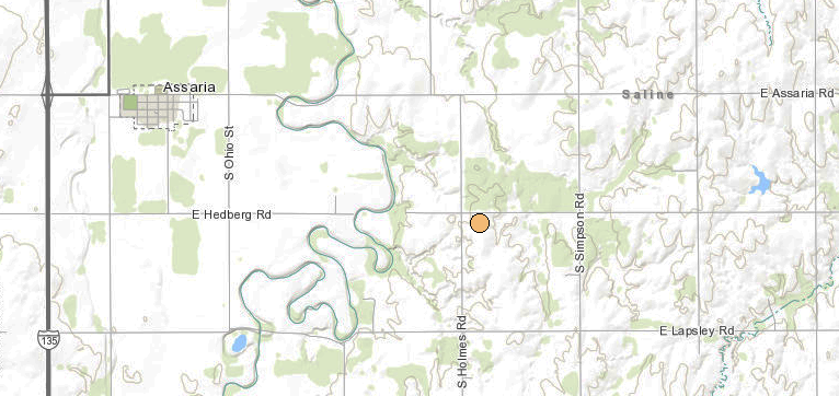 Map courtesy Kansas Geological Survey