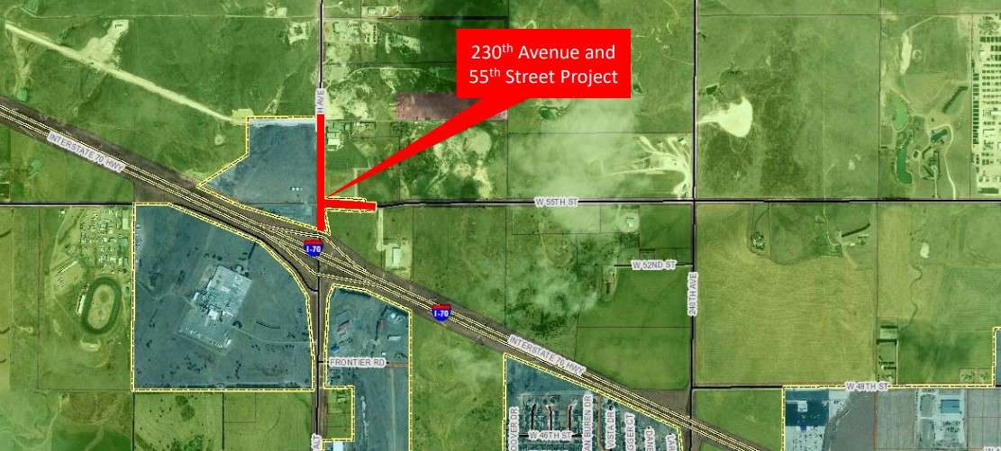 Improvements to the intersection of 230th Ave. and 55th Street will enhance development of a new truck plaza and Ellis County's Northwest Business Corridor. The&nbsp; intersection work is scheduled to begin in May and be completed in September.&nbsp;