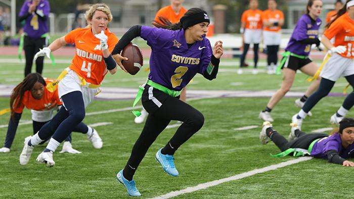 <b>KWU's Brianna Hernandez-Silva.</b> Photo courtesy <a href="http://kwucoyotes.com">kwucoyotes.com</a>