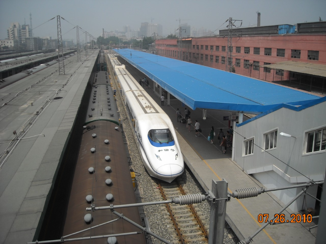 <b>China's high speed electric trains have been running for decades.</b> Photos from China courtesy John Richard Schrock