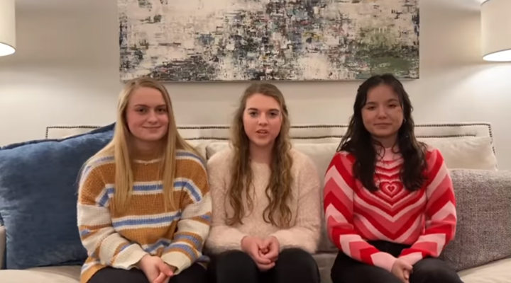 <b>Dorothy Ann Sparacino, Makenzie Boley, and Luisa Ortega have set their campaign fundraising goal at $75,000 for the Leukemia & Lymphoma Society.</b> Photo courtesy campaign video