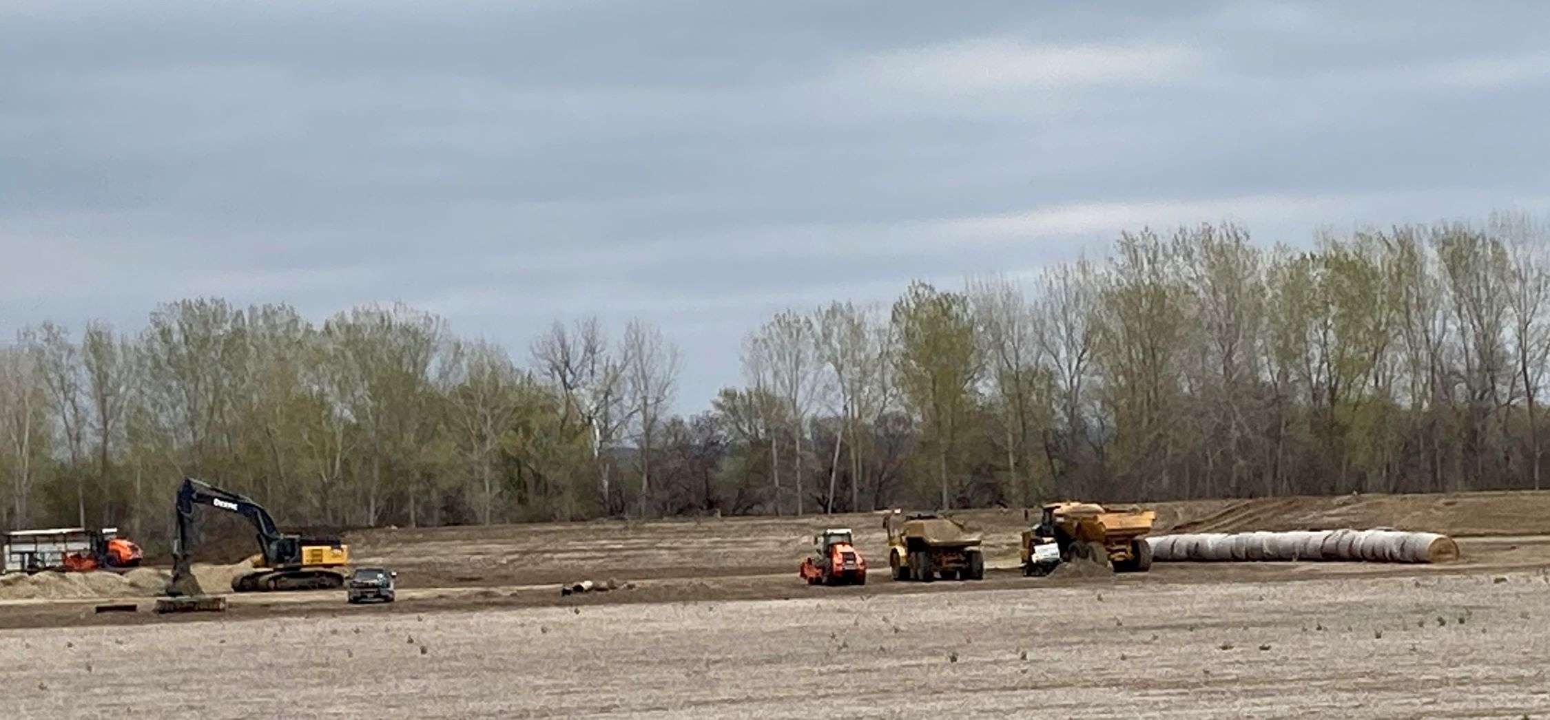 Construction work in Iowa Point, Kansas/Photo by Cyndee Campbell