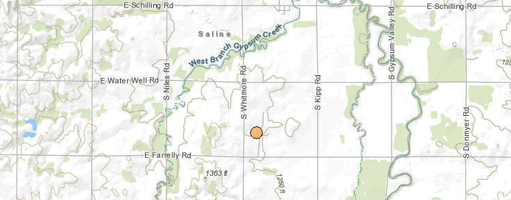 Map courtesy Kansas Geological Survey