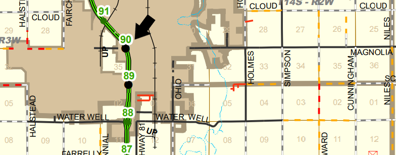 Map courtesy Saline County