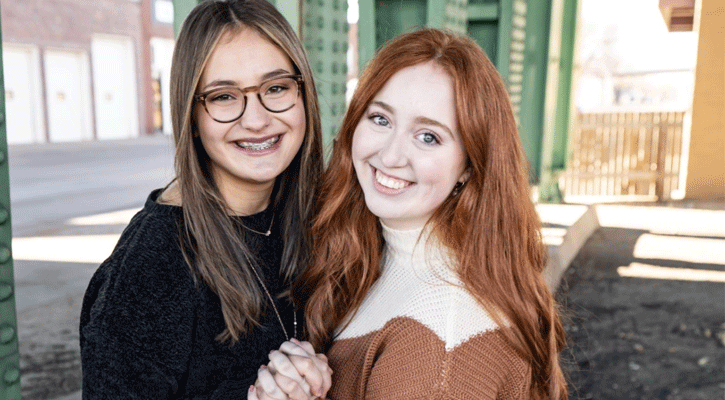 <b>Paige Anthony (‘22), NPHS </b><i><b>Round Up</b></i><b> editor in chief, and Olivia Eckel (‘22), NPHS </b><i><b>Round</b></i><i><b>Up </b></i><b>managing editor</b>