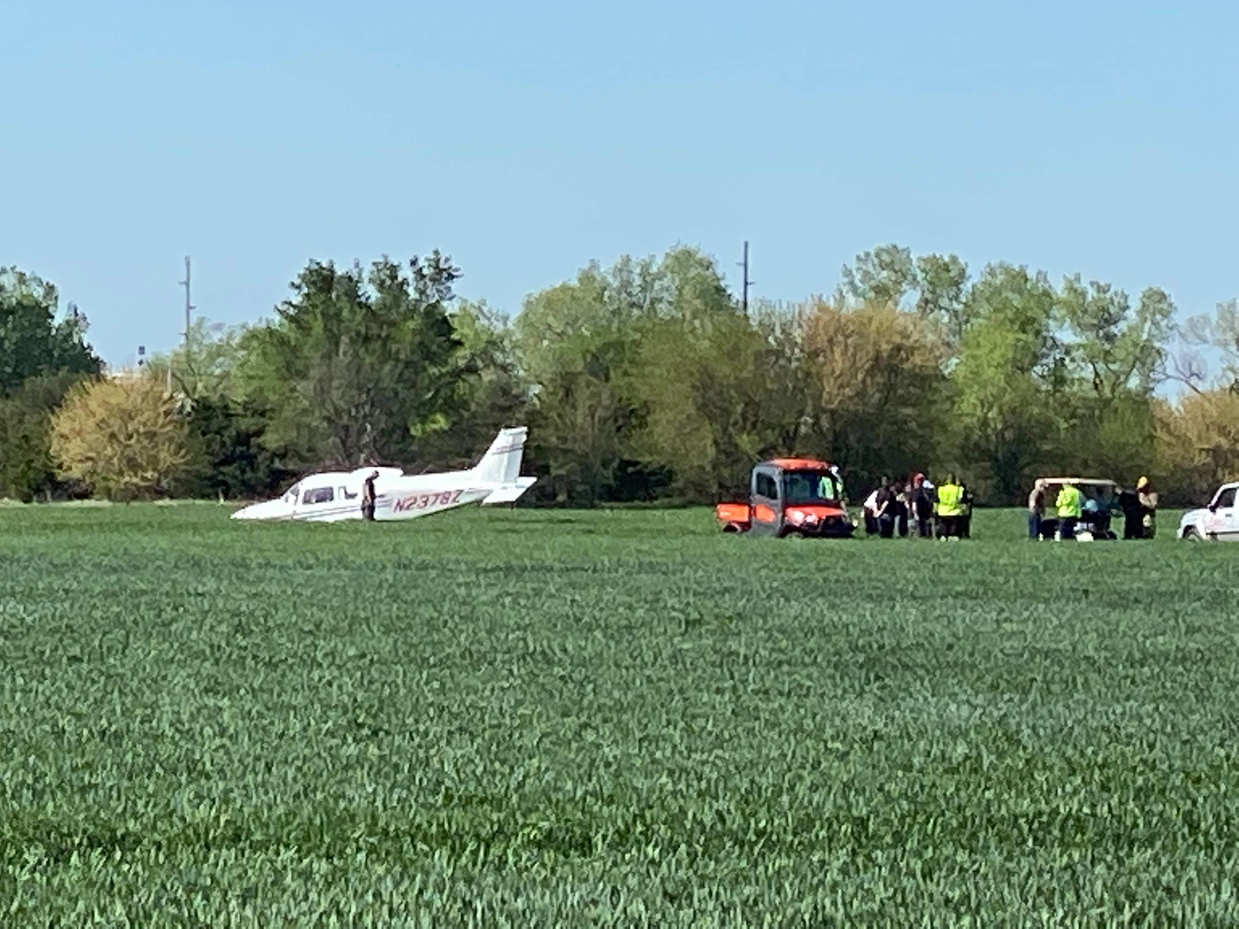 Plane near Hutch Airport-Photo courtesy Conrad Wagler