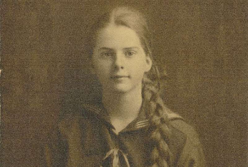 <b>A century ago, Mary White sat clear-eyed for the photographer. After her death on Friday, May 13, 1921, her father, famed editor William Allen White, would write a moving editorial that described her as a girl who loved cars, horses, books — and equality.</b> Image courtesy Kansas State Historical Society