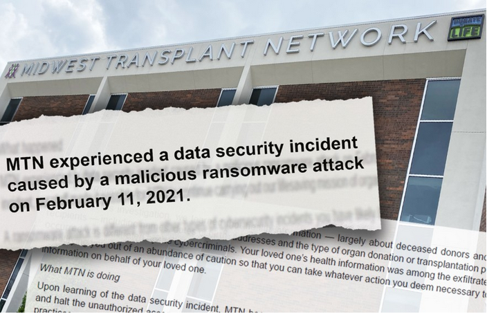 Midwest Transplant Network sent a letter to families notifying them that it suffered a ransomware attack in February. Carlos Moreno / KCUR 89.3