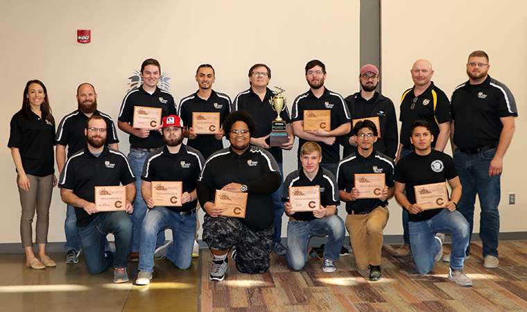 <b>FHSU's championship team. </b>Photo courtesy FHSU