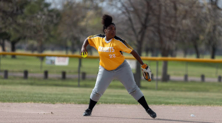 Essence McRae, of Las Vegas, Nev., went 2-for-4 at the plate to lead the Knights in hits.