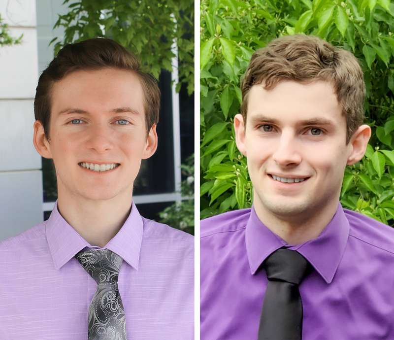 <b>Jon Martin, left, and Eric Webb have been elected to serve as K-State Polytechnic student body president and vice president, respectively, for the 2021-2022 academic year.</b> Photo courtesy Kansas State University