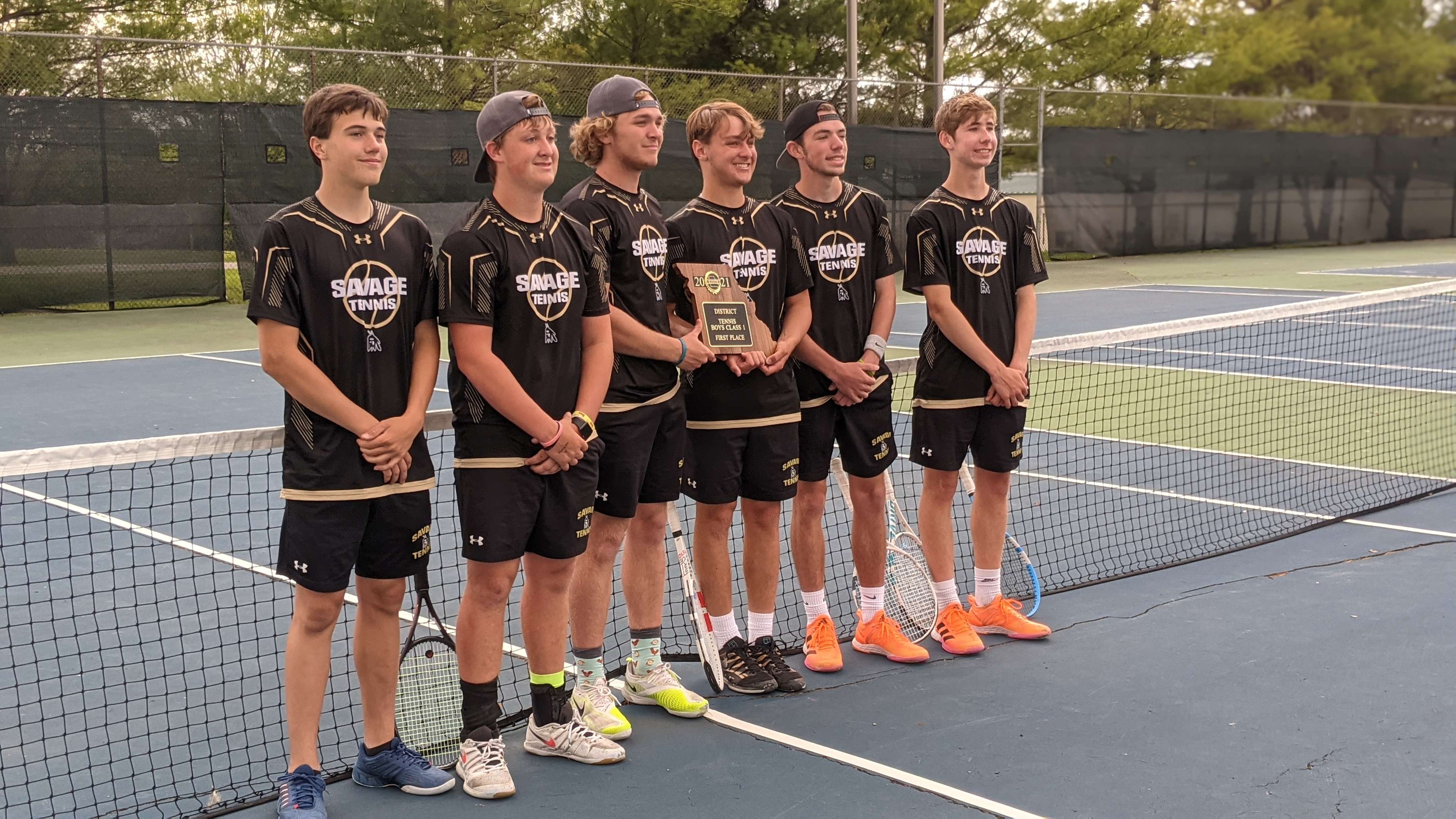 Savannah won the Class 1 District 16 team championship on their home courts Tuesday. Courtesy photo.