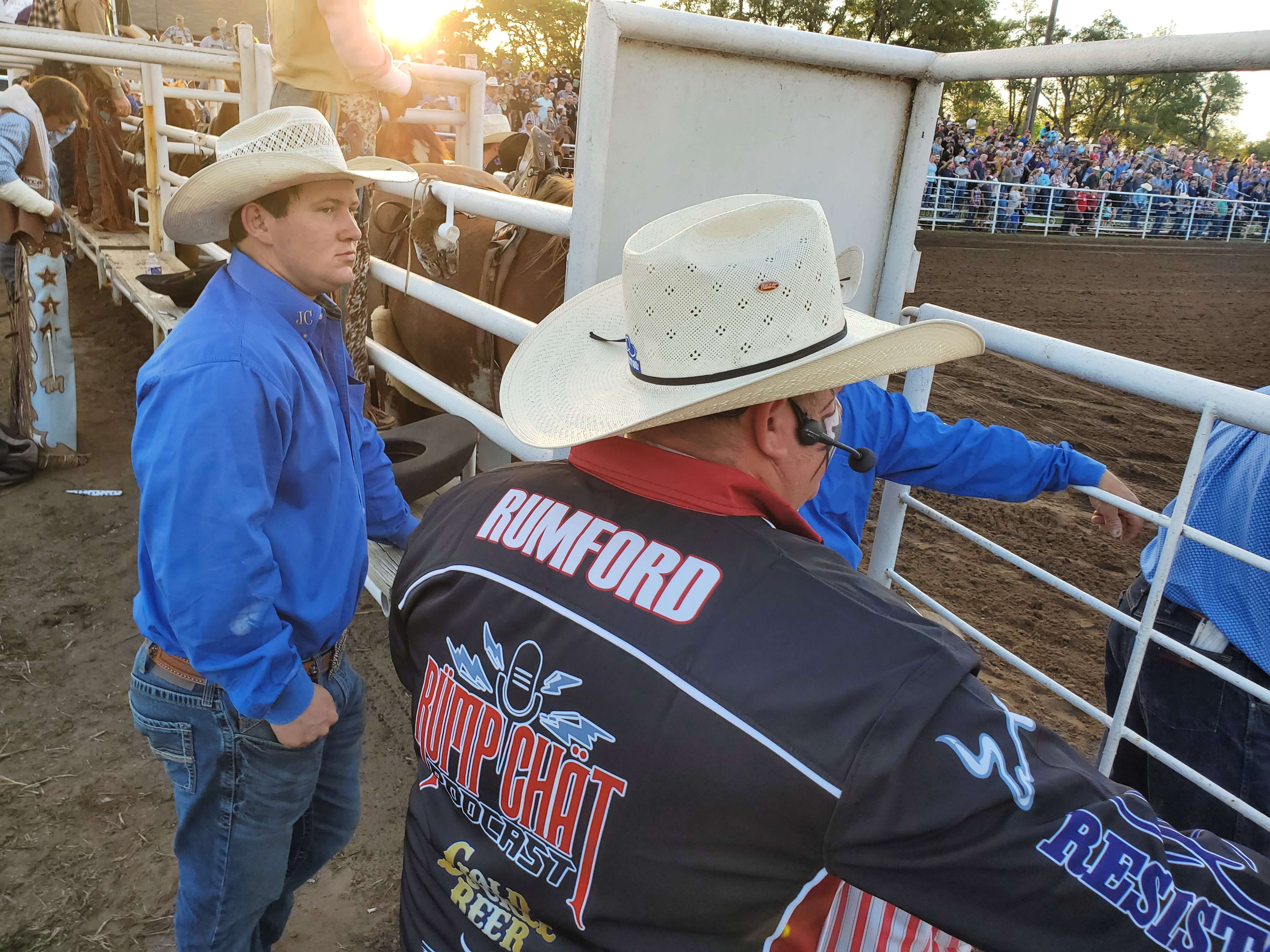 Justin Rumford, nine-time PRCA Clown of the Year, returns home to Abbyville.