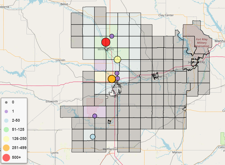 Outage map courtesy DSO