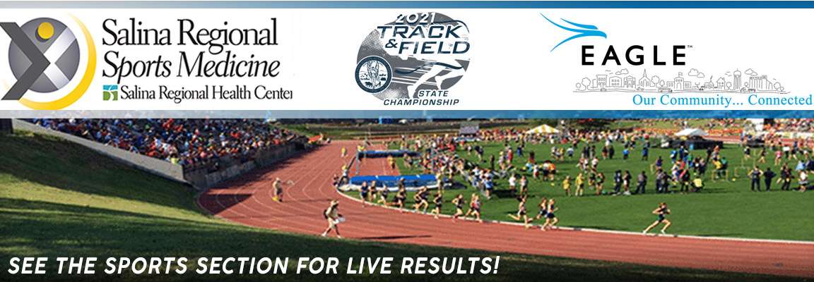 Live state track results are presented by Salina Regional Sports Medicine!