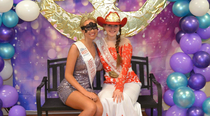 Addilyn Wilson (left) and Calie Troyer, both of Hershey, are preparing to compete in state competitions for Miss Nebraska's Outstanding Teen and Miss Teen Rodeo Nebraska.