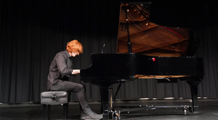 <i>Chris Terry, of Grant, plays the piano during a recital at North Platte Community College earlier this year. Students planning to attend Registration Days at NPCC June 24 and July 29 will be able to audition for music scholarships at the same time.</i>