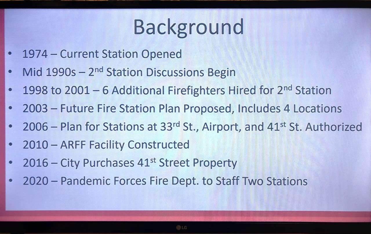 History of  Hays fire stations and staffing