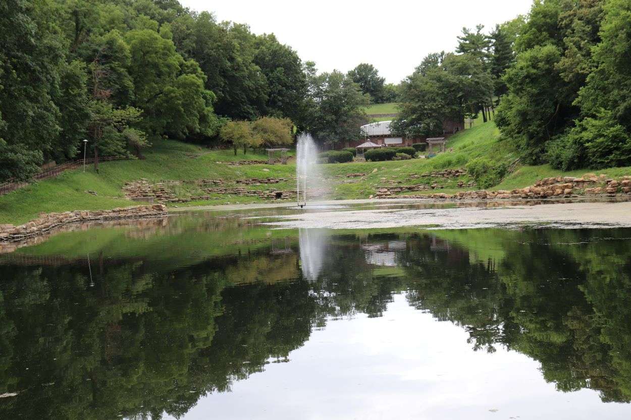 Krug Park lagoon/Photo by Brent Martin