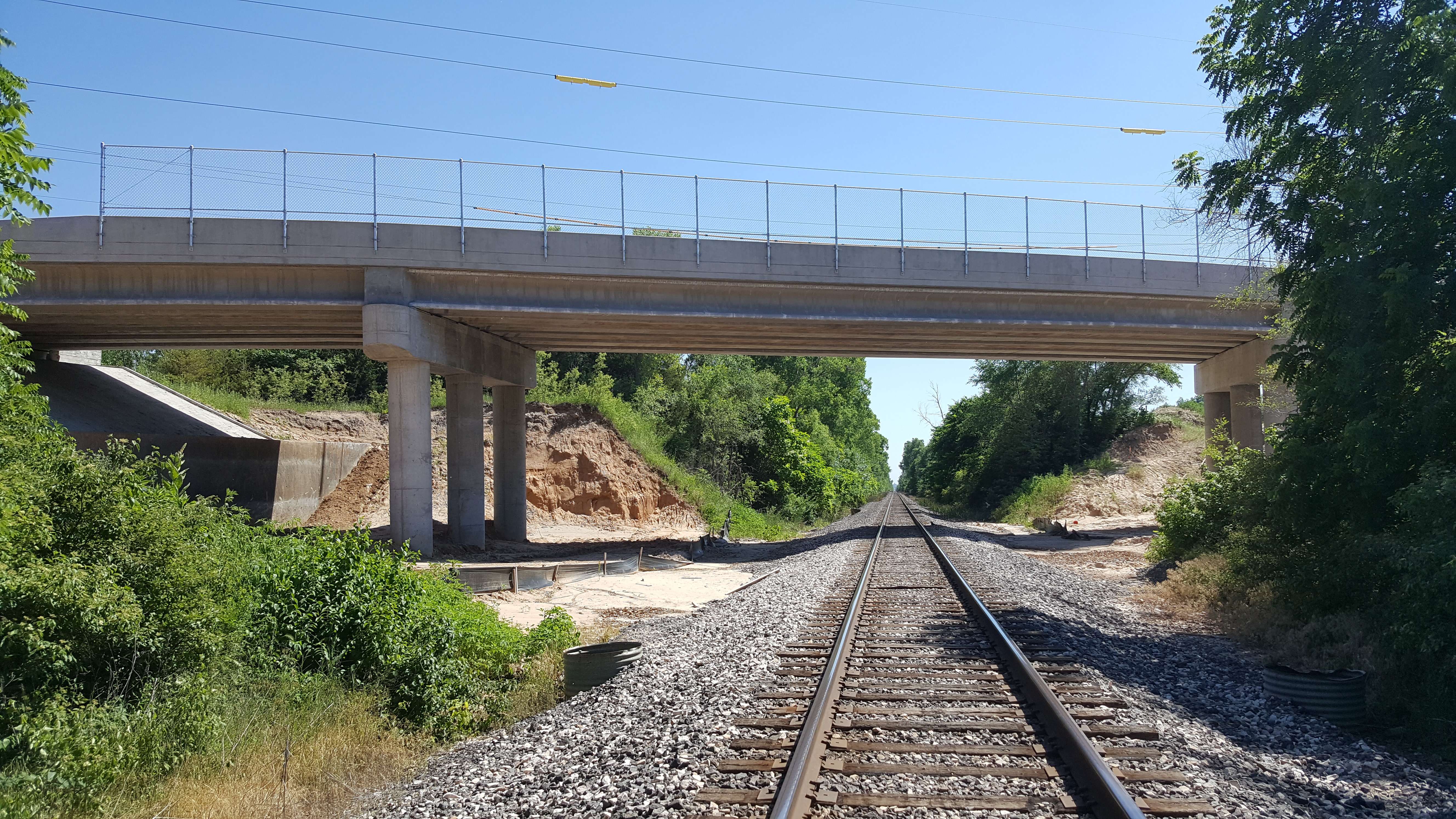 Public Works Director Don Brittain shared a photo of the project's progress.