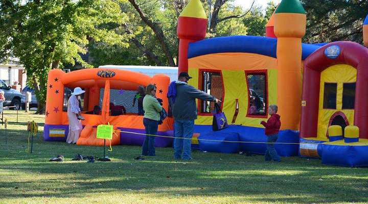 <b>Bounce houses at a previous festival. </b>Photo courtesy the <a href="http://www.facebook.com/solomonfestival">Solomon Festival</a> Facebook page