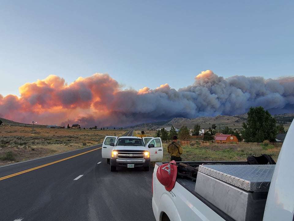 Beckwourth Fire Complex. Photo courtesy of Mark Hooper.