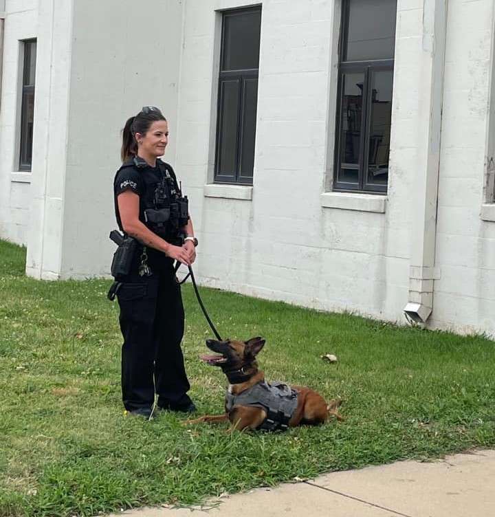 Great Bend Police provide K9 demonstration