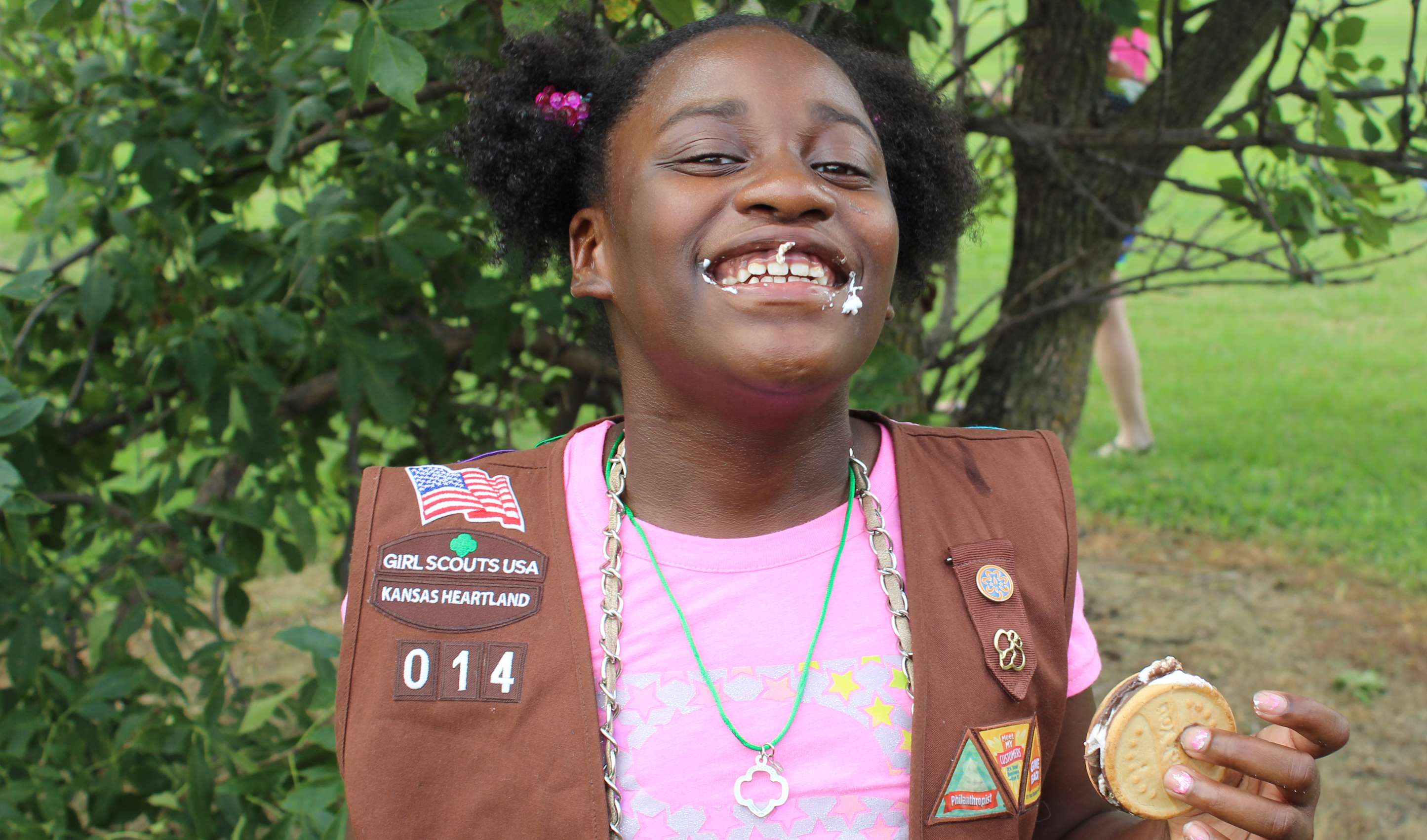 The Hays Girl Scouts office will have free s’mores and hot dogs for National S’mores Day. (Photo courtesy Girl Scouts of Kansas Heartland)