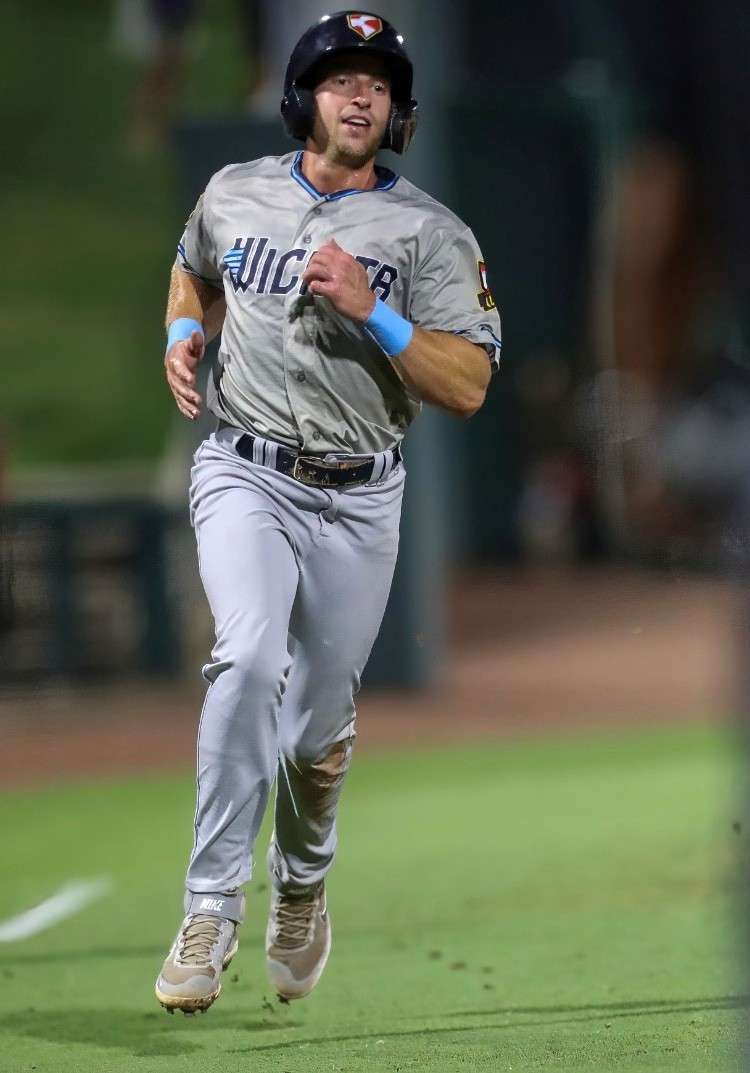 <b>Spencer Steer&nbsp; had a good night at the plate.</b> Photo courtesy Wichita Wind Surge