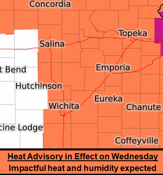 NWS: Dangerous heat continues Wednesday