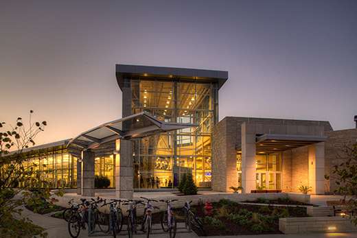 The Chester E. Peters Recreation Complex on Kansas State University's Manhattan campus is home to the university's Recreational Services.
