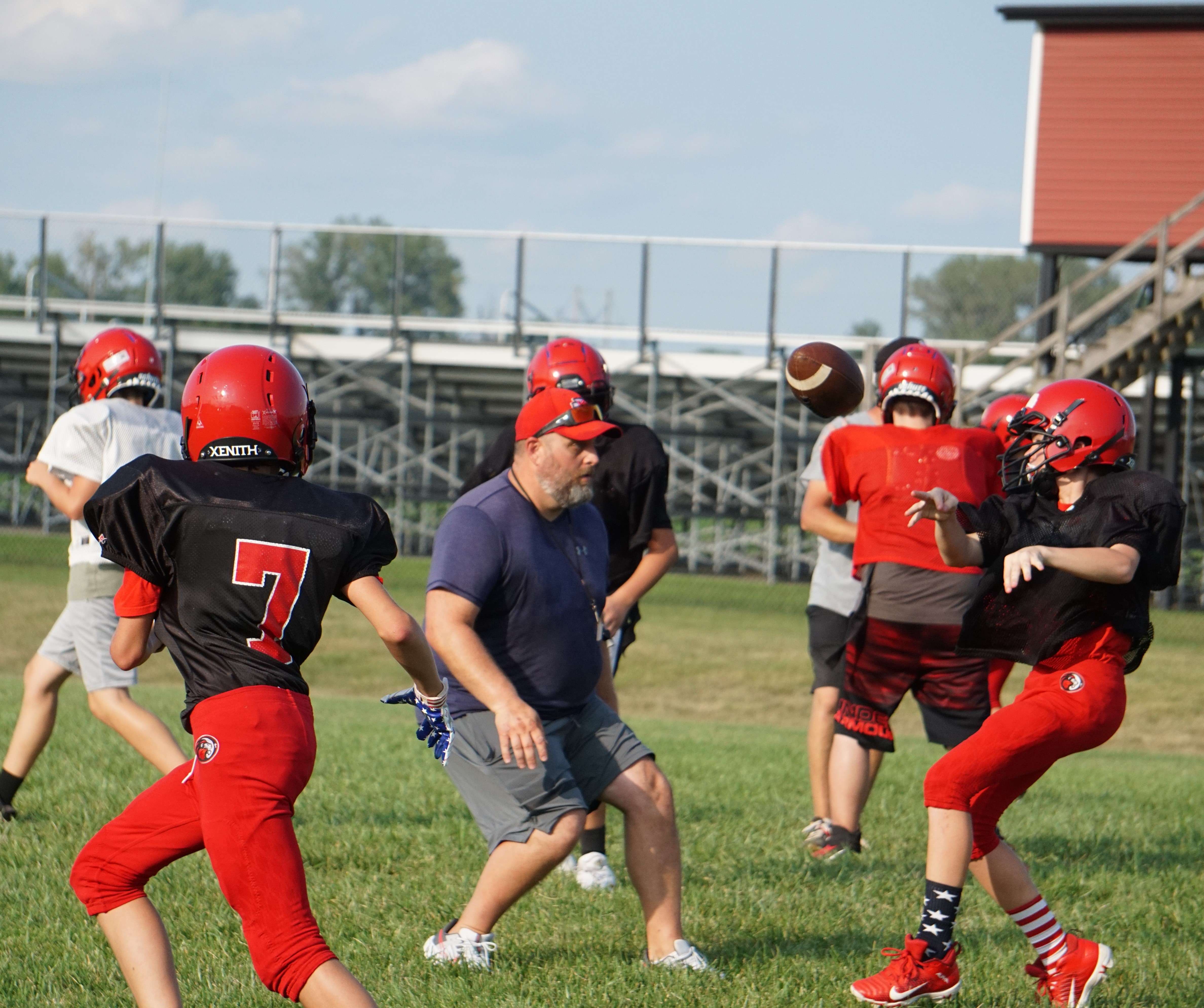 High School football area scoreboard August 27, 2021