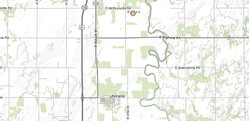 Map courtesy Kansas Geological Survey