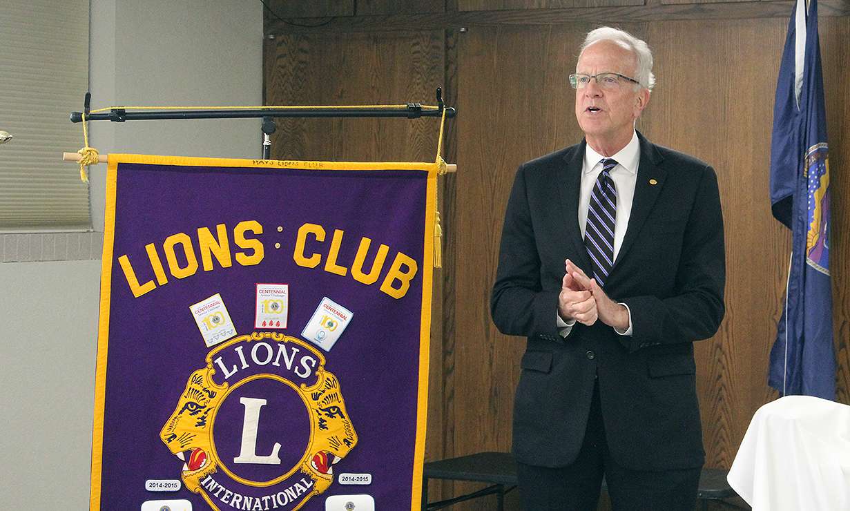 U.S. Sen. Jerry Moran, R-Kan., spoke to the Hays Lions Club on Tuesday. He urged community members to reach out to veterans and offer support in the wake of the U.S. exit from Afghanistan last week.&nbsp;