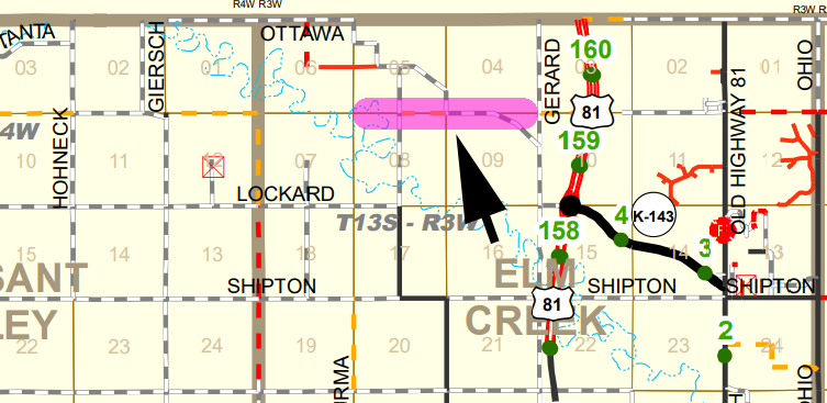Map courtesy Saline County