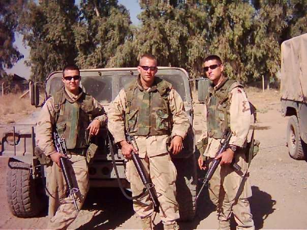 Seth Kastle, far right, served in Iraq and Afghanistan. He said although watching the U.S. withdraw from Afghanistan has been difficult, his service and that of others in the Middle East has been important. Courtesy photo