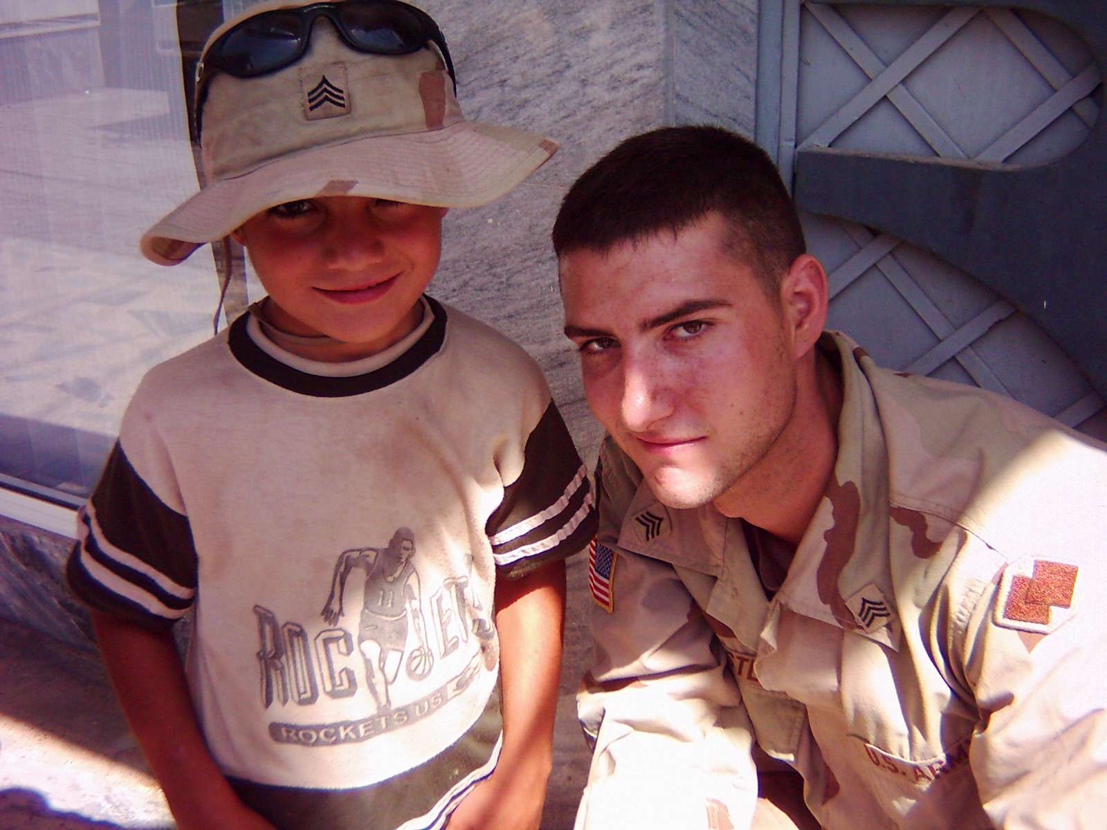 Seth Kastle of Hays, right, said 9/11 shaped America forever. Courtesy photo