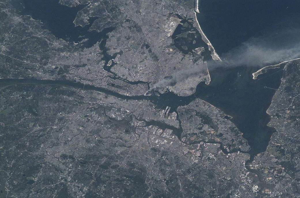 Image of New York 9-11-01 Courtesy NASA