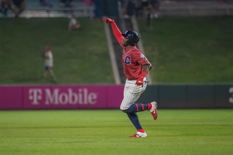 <b>Ibandel Isabel hit two home runs to help the Monarchs win.</b> Photo by John Ellis courtesy Kansas City Monarchs