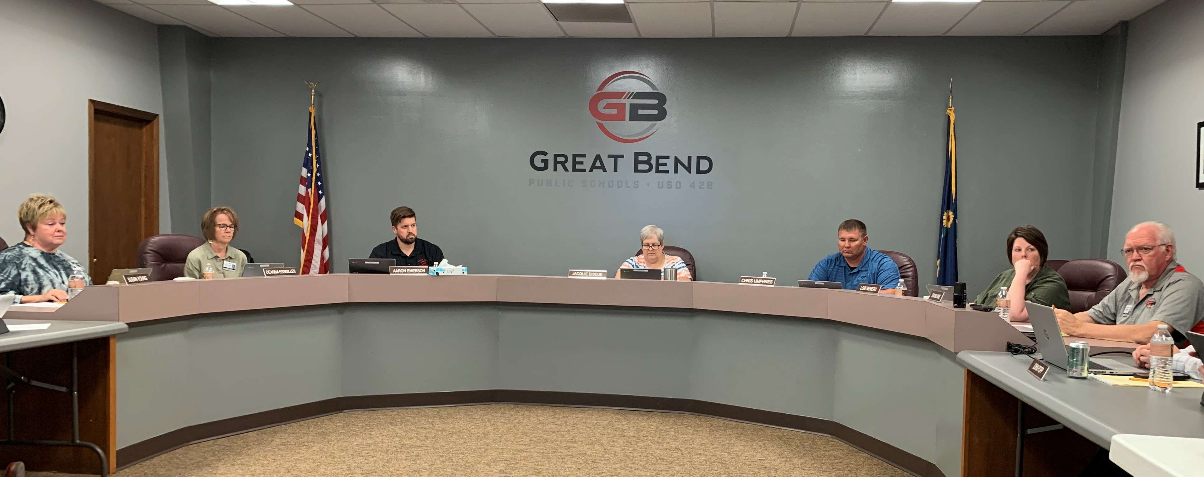 Great Bend Board of Education discussed the "Test to Stay" program offered by the Kansas Department of Health and Environment.