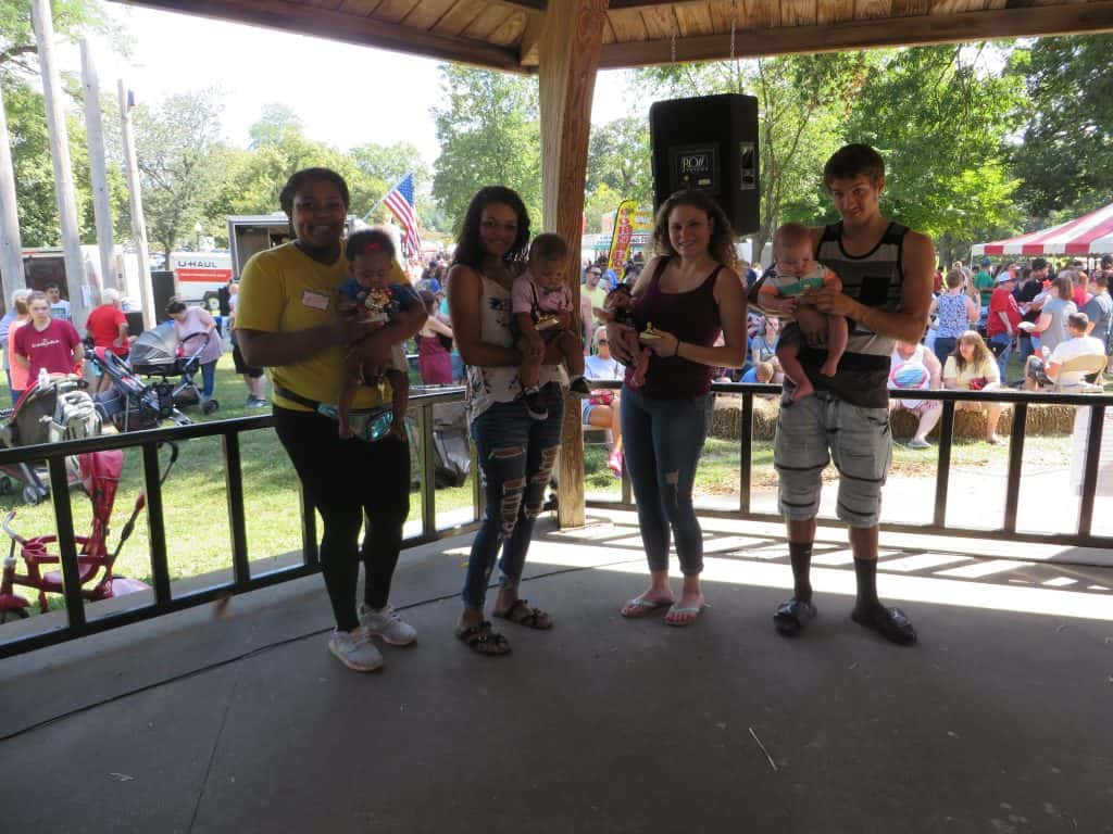 The baby show is a highlight of the Southside Festival, this years baby show will be Sunday. Pictured above are winners from the 2018 festival/ Photo Courtesy of QCountry 92.7