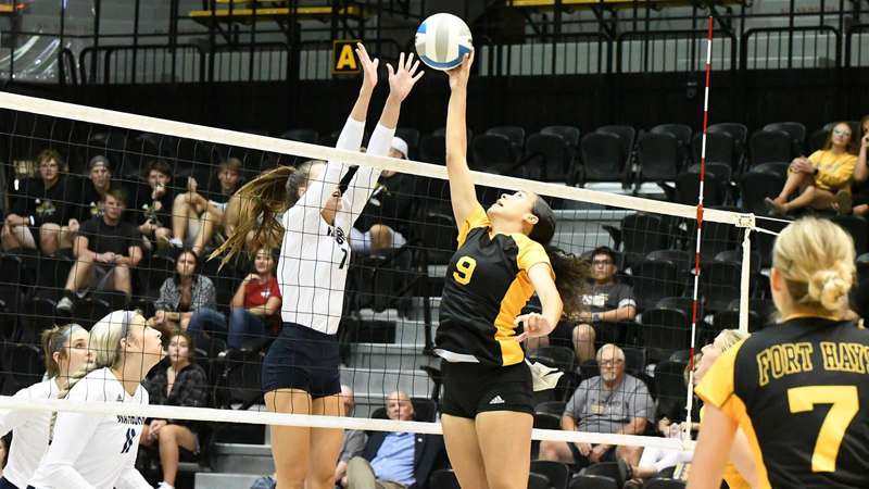 <b>Jaida Felix.</b> Photo by Nicole Heitmann courtesy <a href="http://fhsuathletics.com">fhsuathletics.com</a>