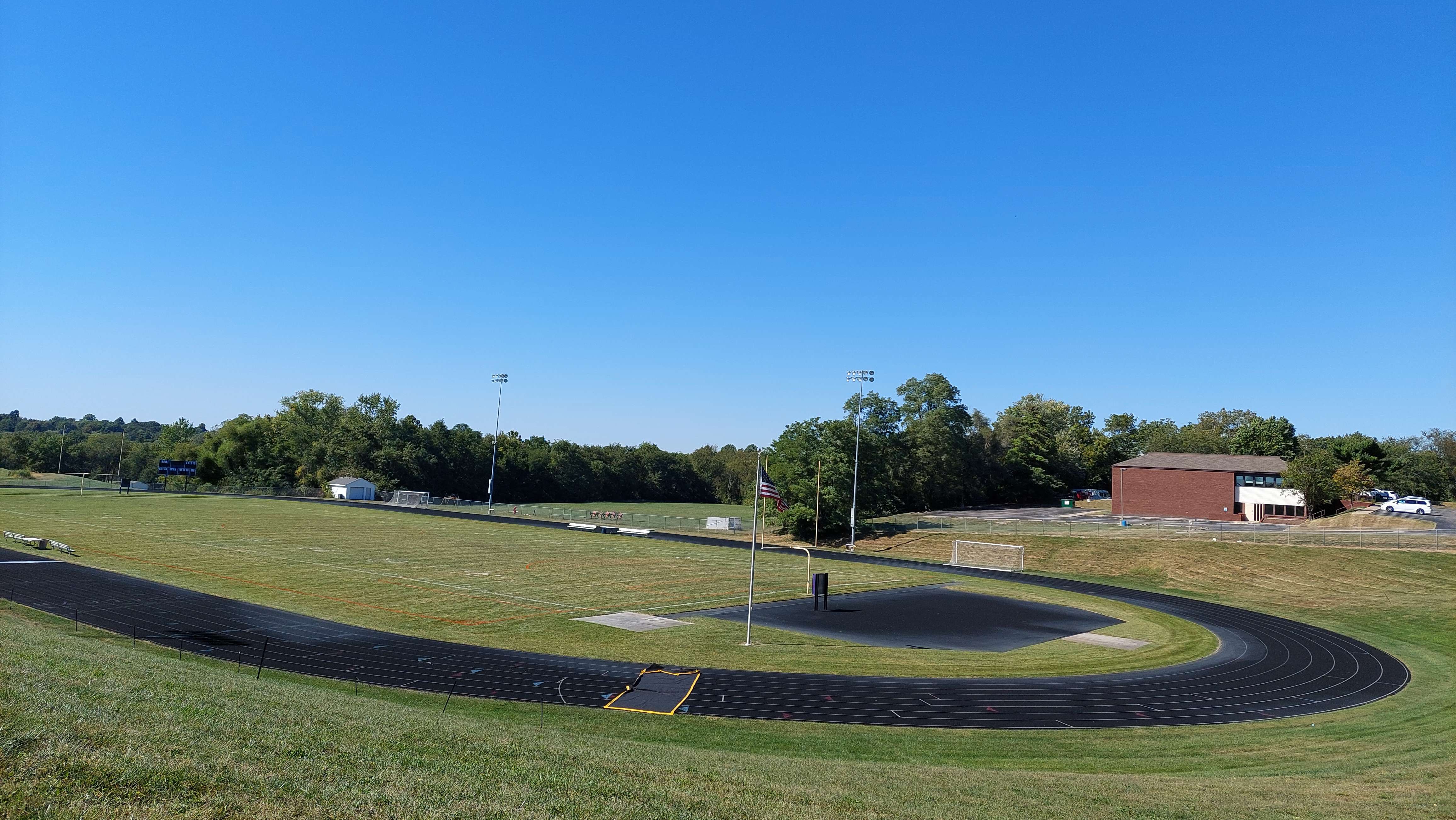 The Bishop Leblond High School track is the site of this years walk/Photo by Matt Pike